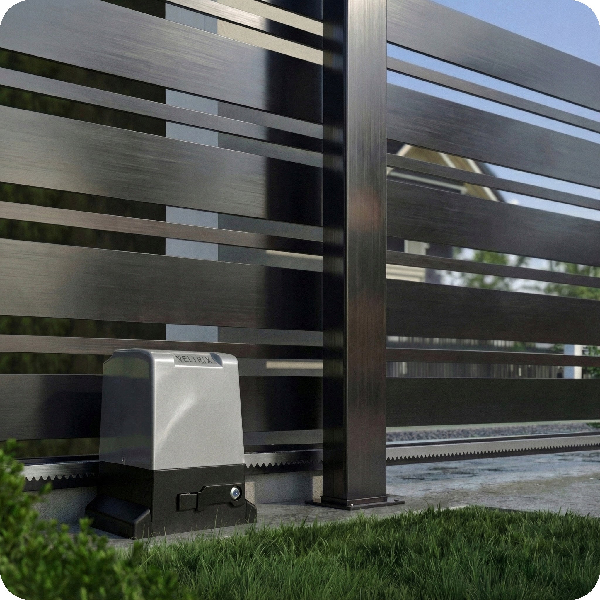 SLIDING gate drive SET 800kg + 4 remote controls + LED lamp Manufacturer code V2-S-800