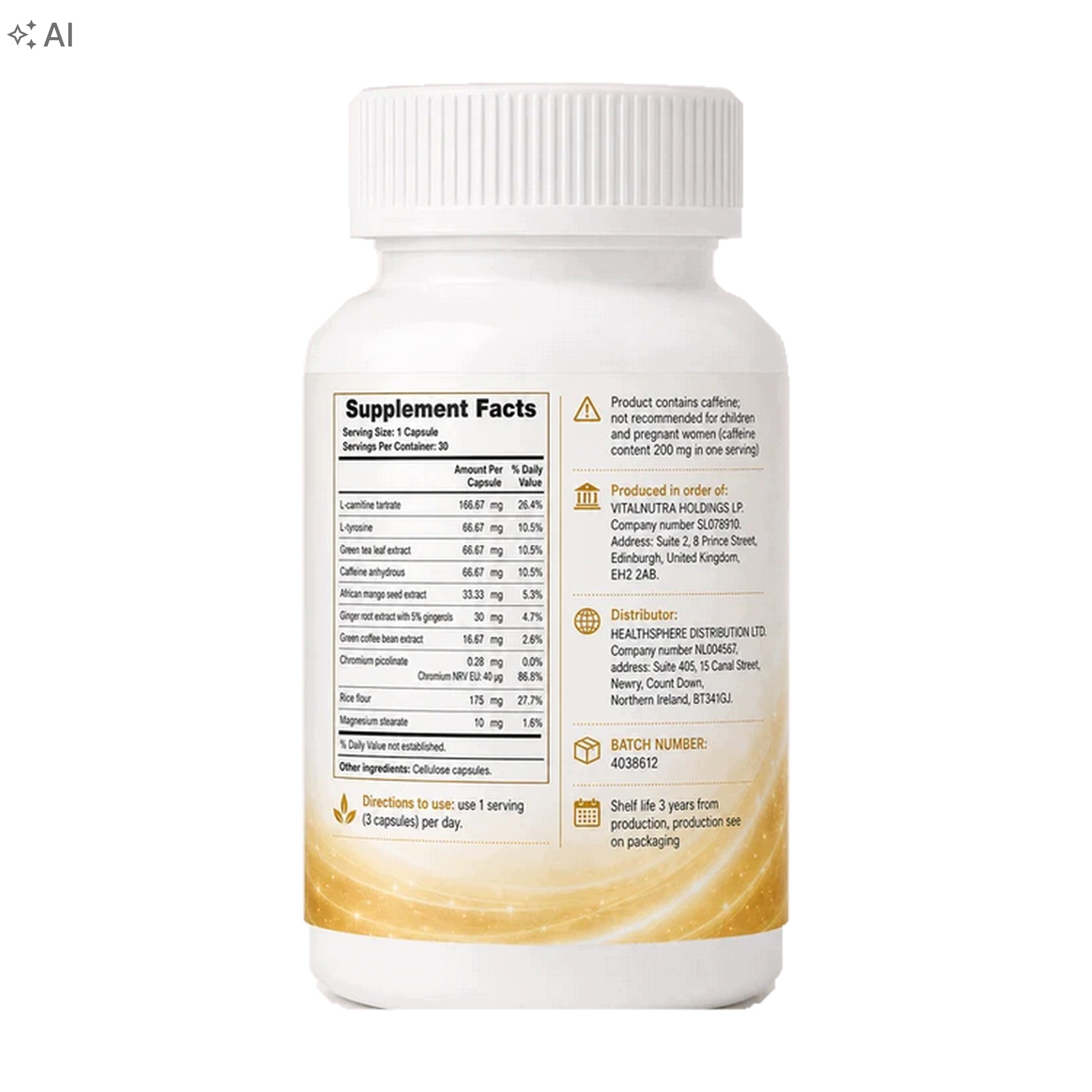 SLIMEXA – Daily Energy & Active Lifestyle Support – 30 Capsules Manufacturer code 602