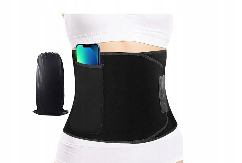 SLIMMING BELT FOR BELLY TRAINING LENGTH WITH PHONE POCKET