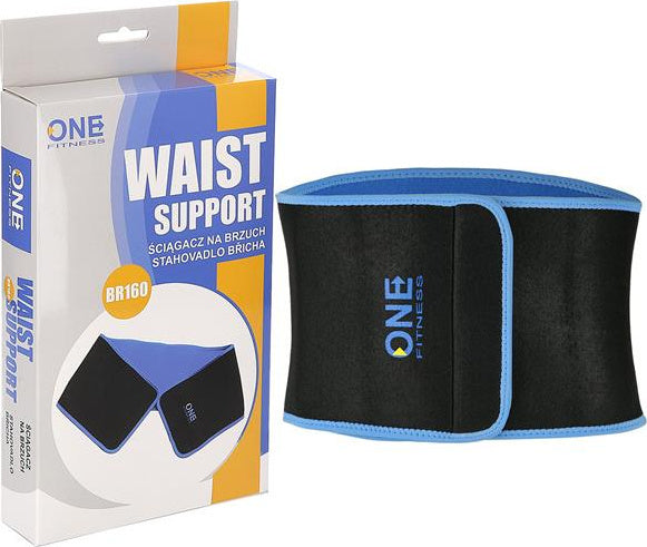 SLIMMING BELT NEOPRENE BELLY PULLER ONE FITNESS BR160 100X19CM Accessories in the set none