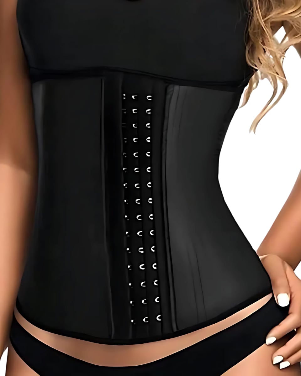 SLIMMING BELT SHAPING WAIST NEOPRENE BLACK SIZE XXL Color black