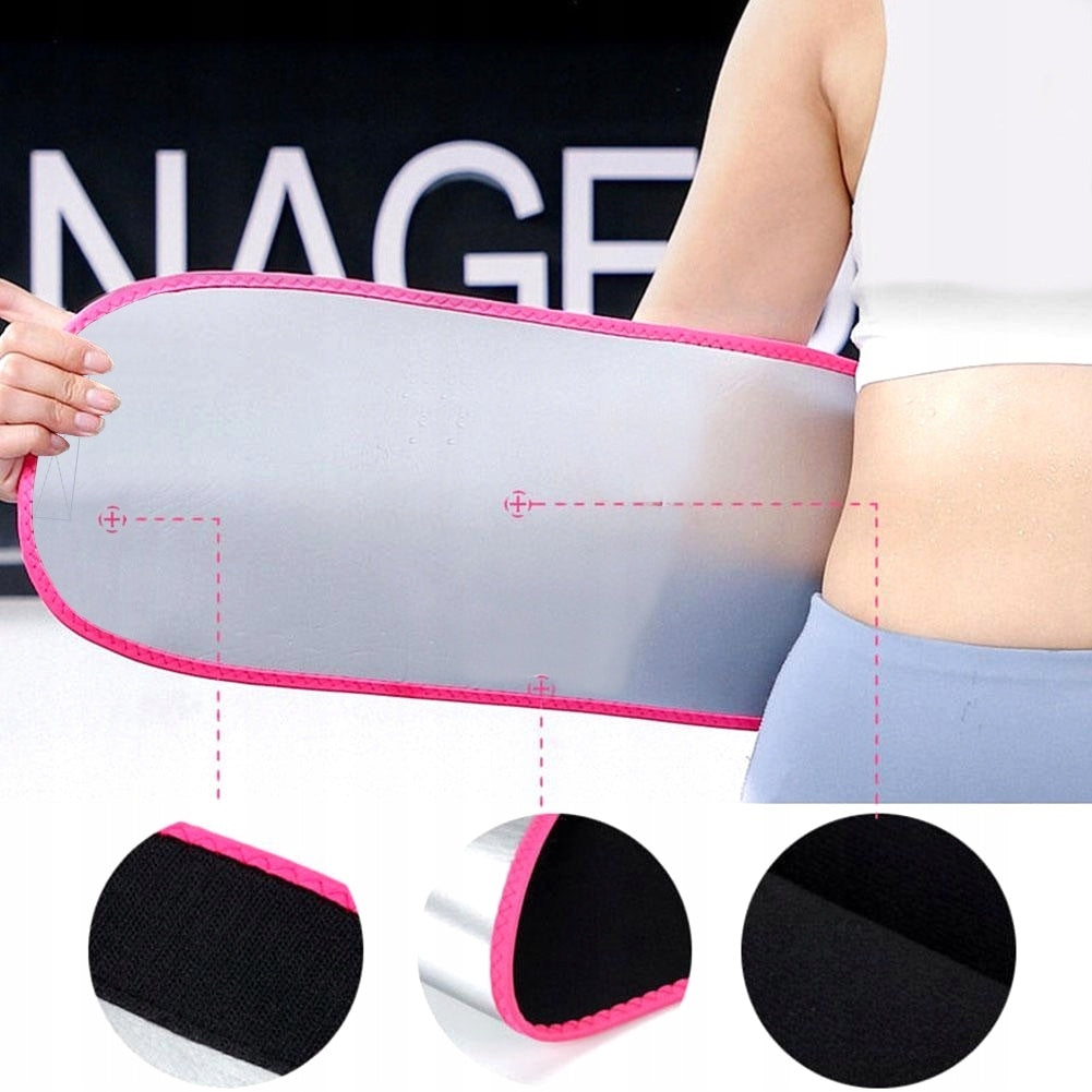 SLIMMING NEOPRENE BELT WITH SILVER IONS R. M Color black