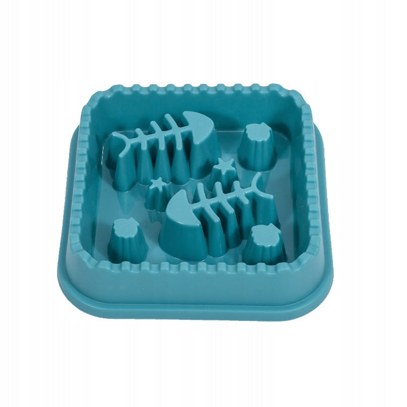 SLOW BOWL Cat Dog Food Slowing Bowl for Food LARGE 600 ml Capacity 0.6 l