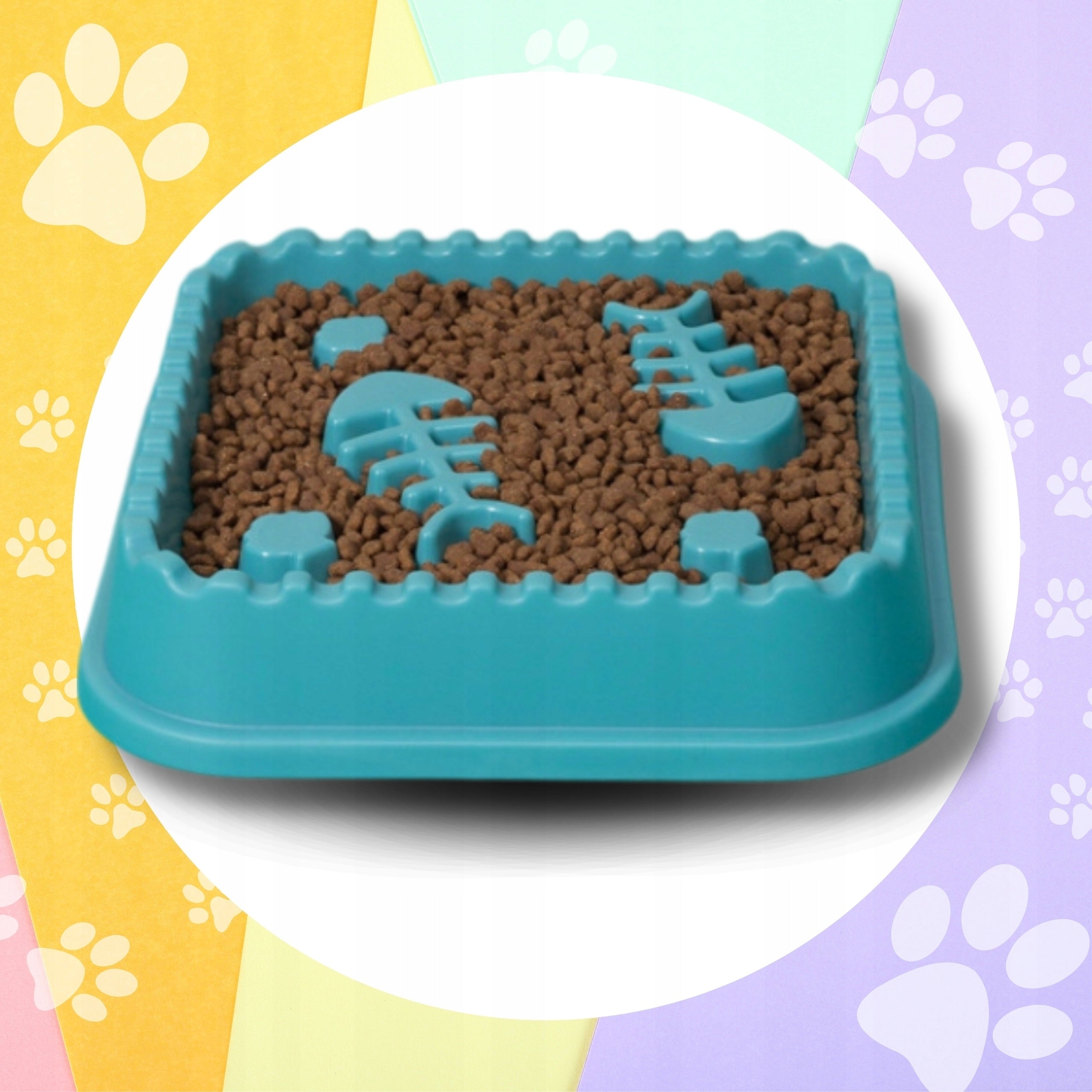 SLOW BOWL Cat Dog Food Slowing Bowl for Food LARGE 600 ml Manufacturer code Miska spowalniająca 600ml