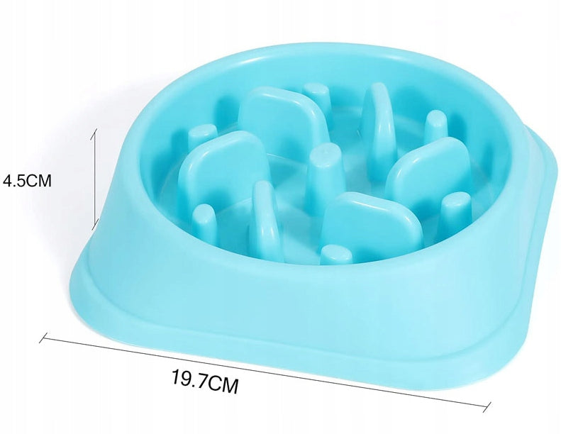 SLOWING food bowl for DOG and CAT, large, with compartments for animals Brand Reverse