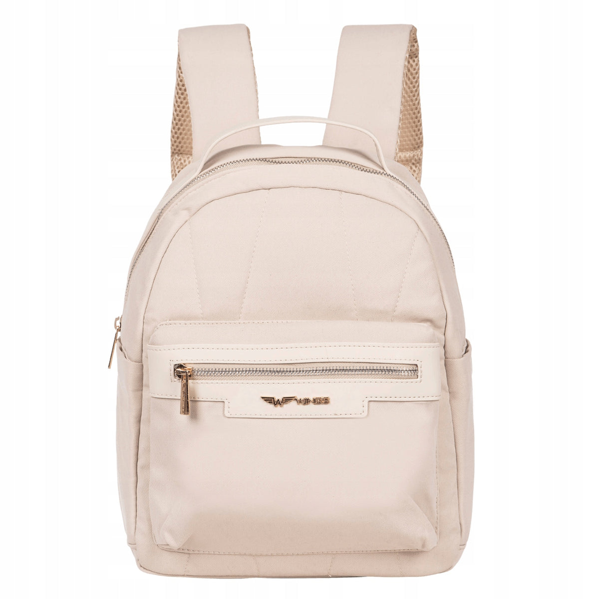 SMALL CITY BACKPACK TRAVEL AIR CARRY-ON LUGGAGE BEIGE WINGS KSK01B Brand Wings