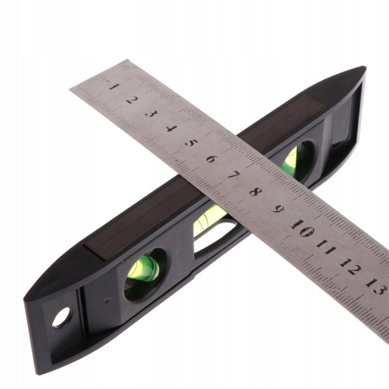 SMALL COMPACT MINI LEVEL WITH MAGNET 15CM Batteries included no