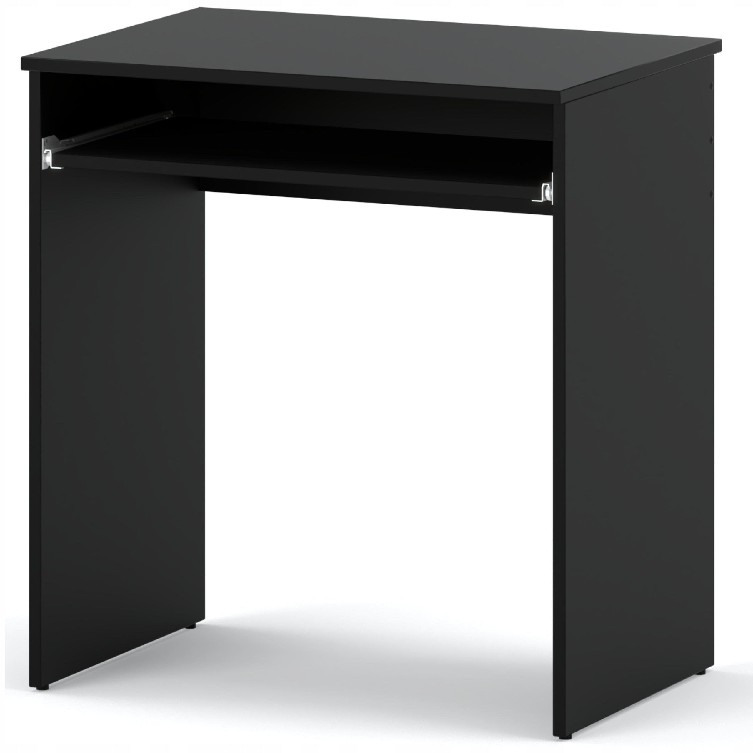 SMALL DESK BLACK SCHOOL 68CM WITH SHELF FOR GAMING COMPUTER KEYBOARDS