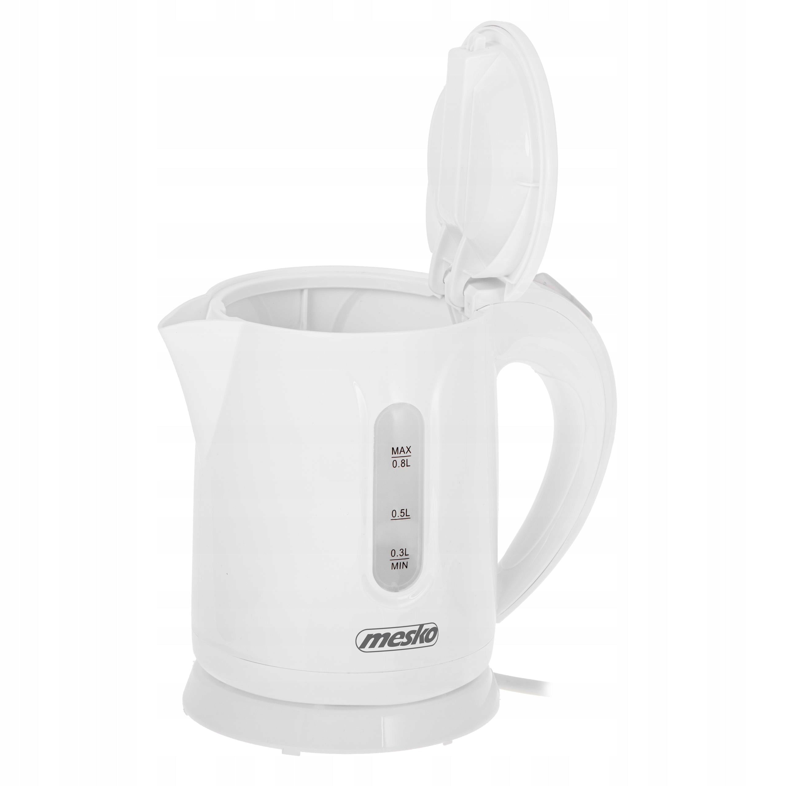 SMALL Electric Kettle Wireless 0,8L Calcium Filter Flat Heater Model Czajnik elektryczny 0,8L 1376