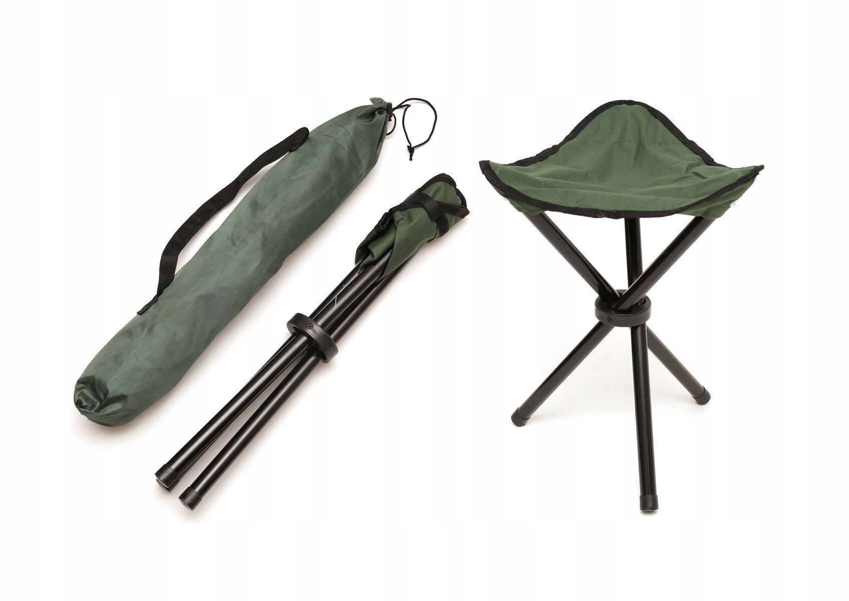 SMALL FOLDING FISHING CHAIR TRIPOD YORK Color green
