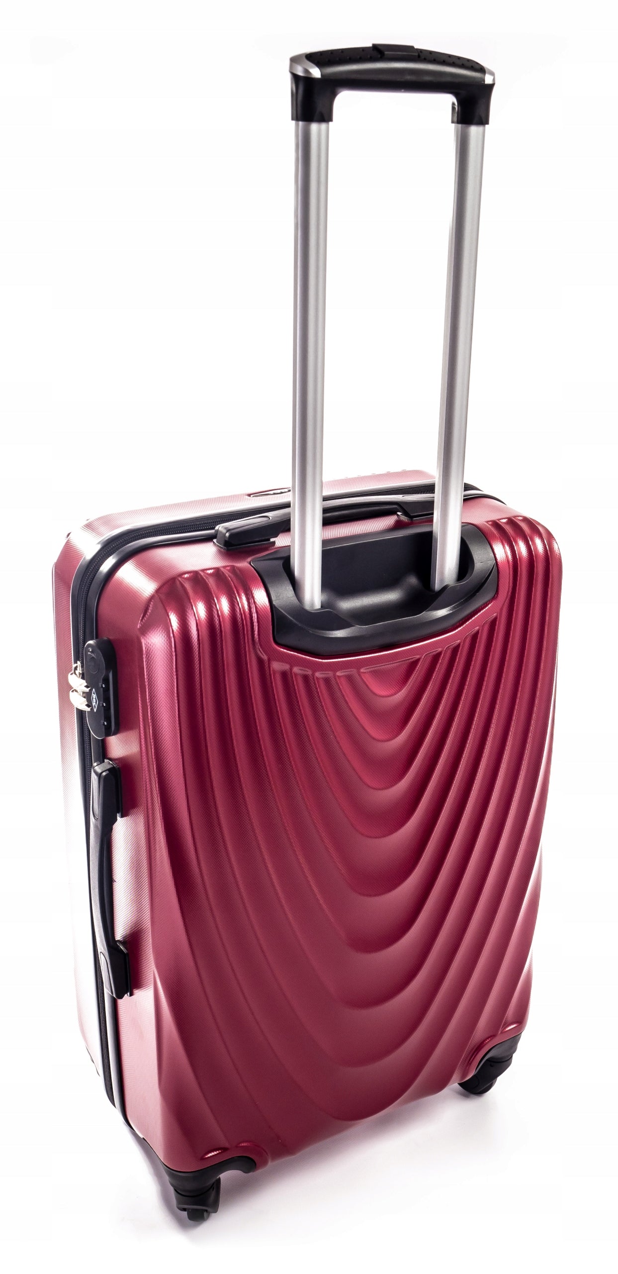 SMALL L SUITCASE ON WHEELS TRAVEL BAG ABS Kind hard