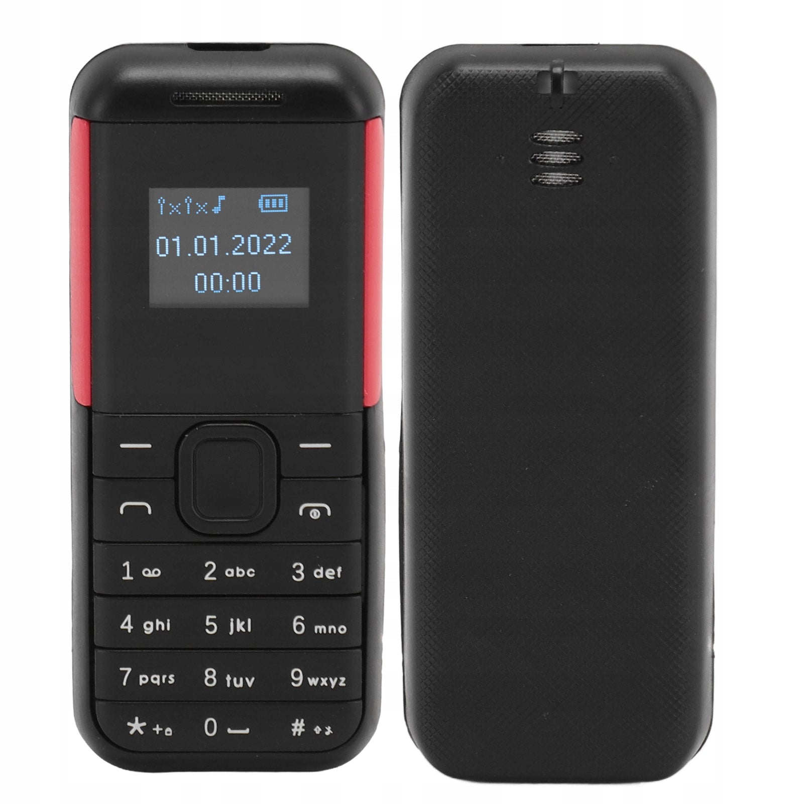 SMALL MOBILE PHONE MINI PHONE 2G SCREEN 0,66 INCH 2 IN 1