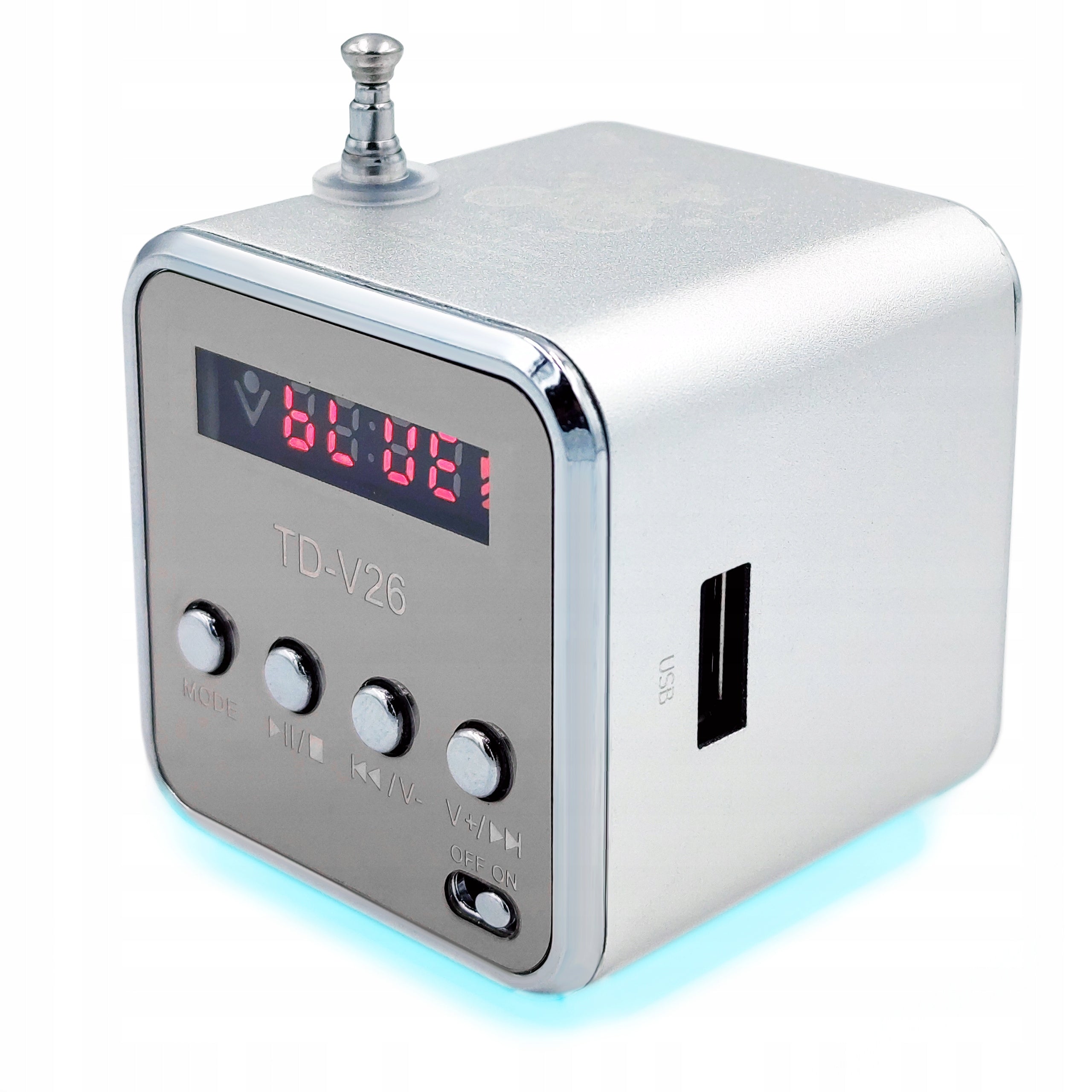SMALL RADIO PORTABLE BLUETOOTH SPEAKER KITCHEN RADIO FM USB MINIJACK MP3