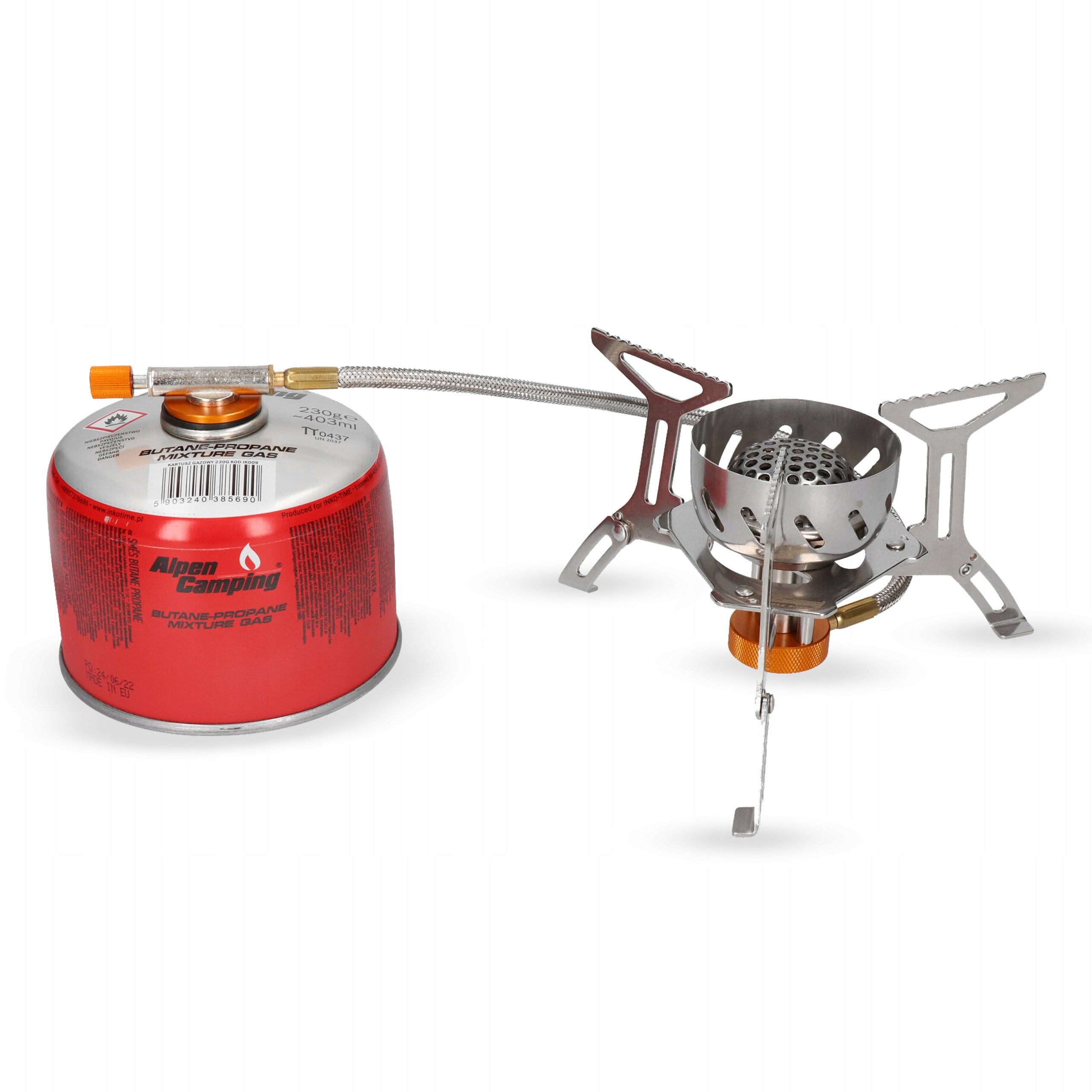 SMALL TOURIST STOVE FOR CARTOUCHE PATAGONIA FOLDING ALPEN CAMPING Brand Alpen Camping