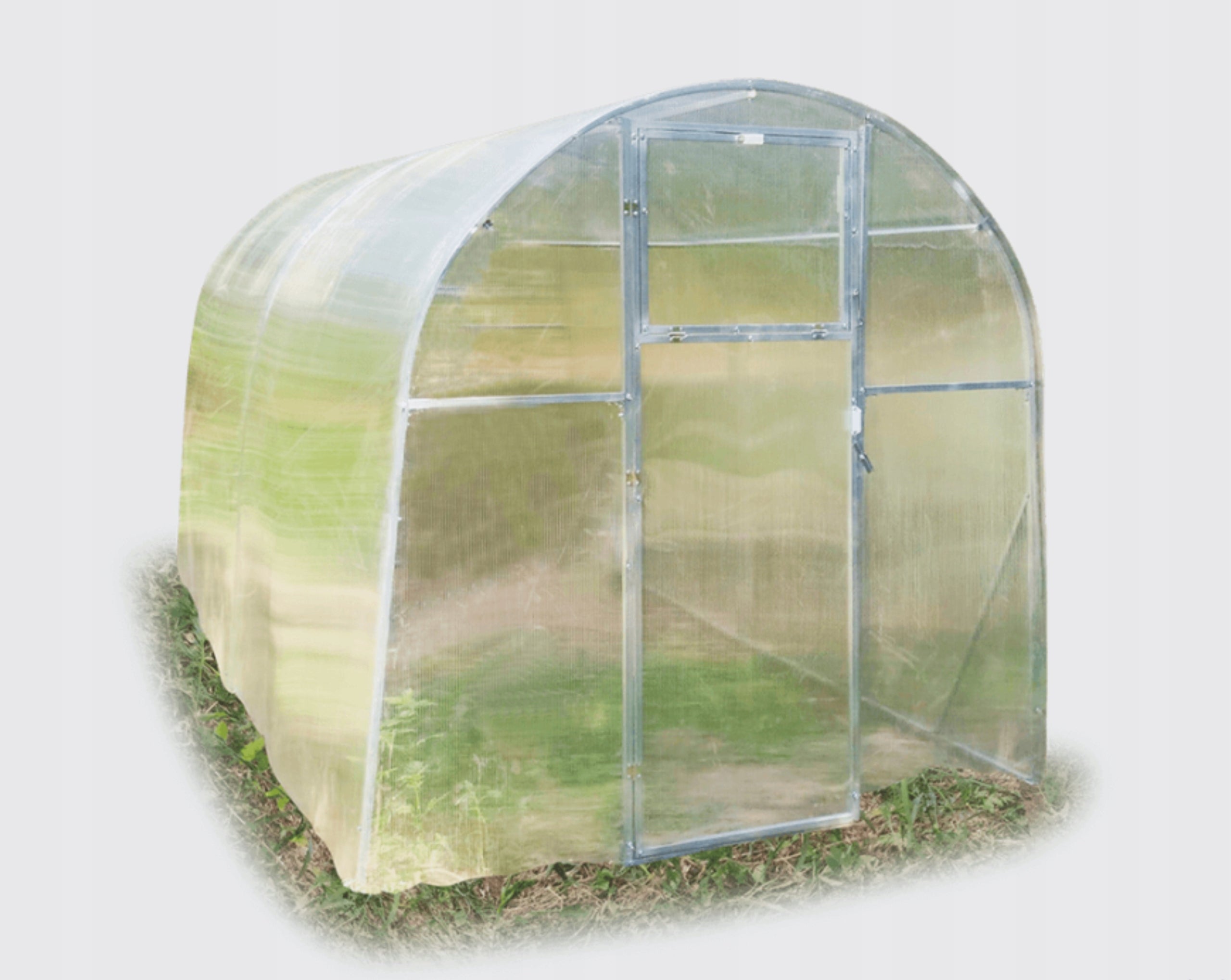SMALL TUNNEL WITH POLYCARBONATE 4 MM "VEGAN" 2x4 + freebie and free delivery Manufacturer code wegan2-4-4mm