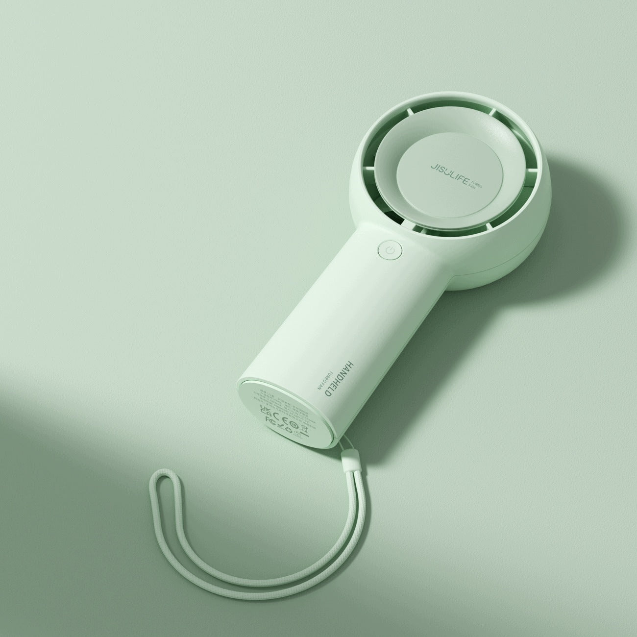 SMALL USB HANDHELD FAN 4000mAh BLOWER STRONG AIR SUPPLY 5 LEVELS JISULIFE Brand Jisulife