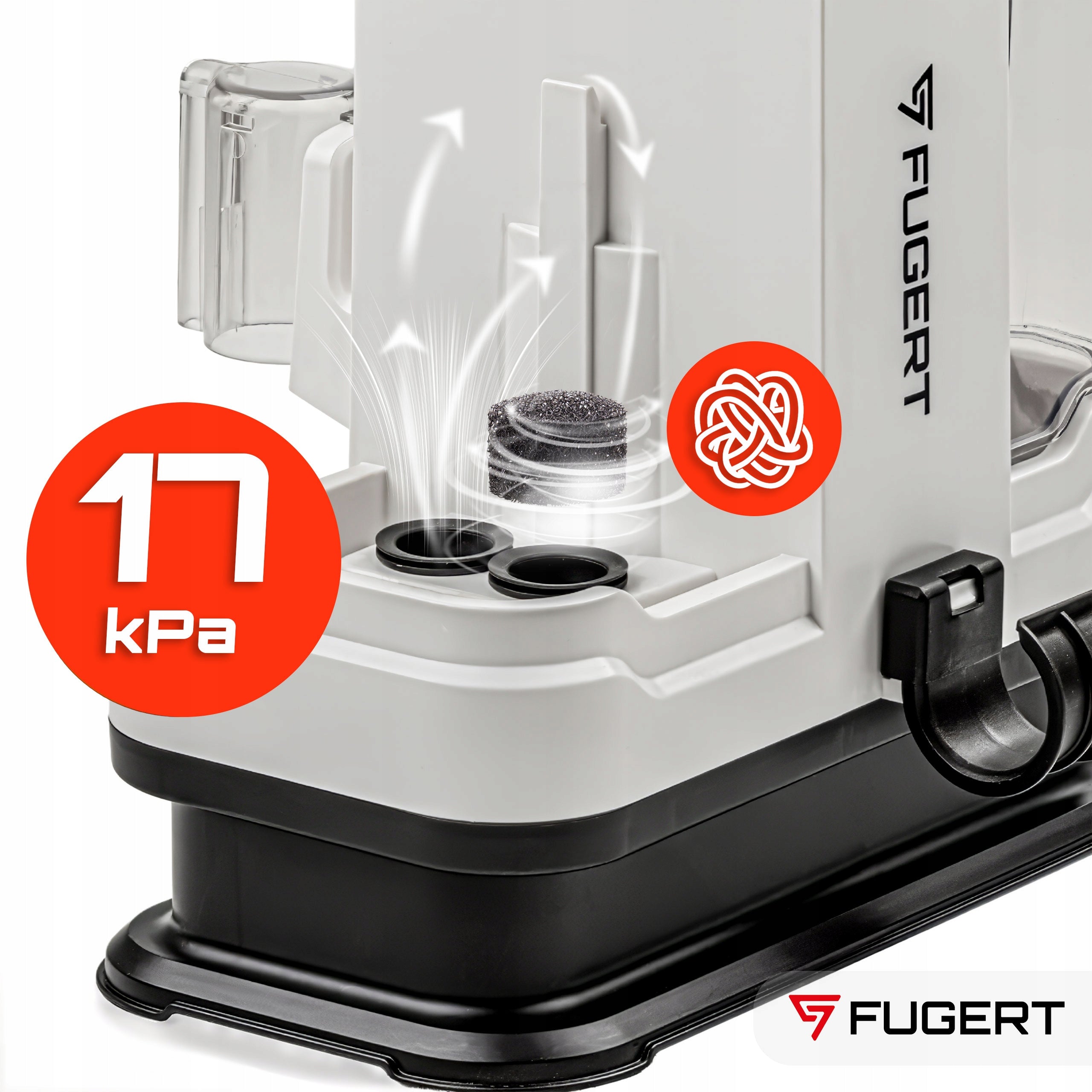 SMALL WASHING VACUUM CLEANER FOR UPHOLSTERY AND CARPETS PORTABLE FUGERT FUG-0249 Model Odkurzacz piorący przenośny COMFORT FUG-0249