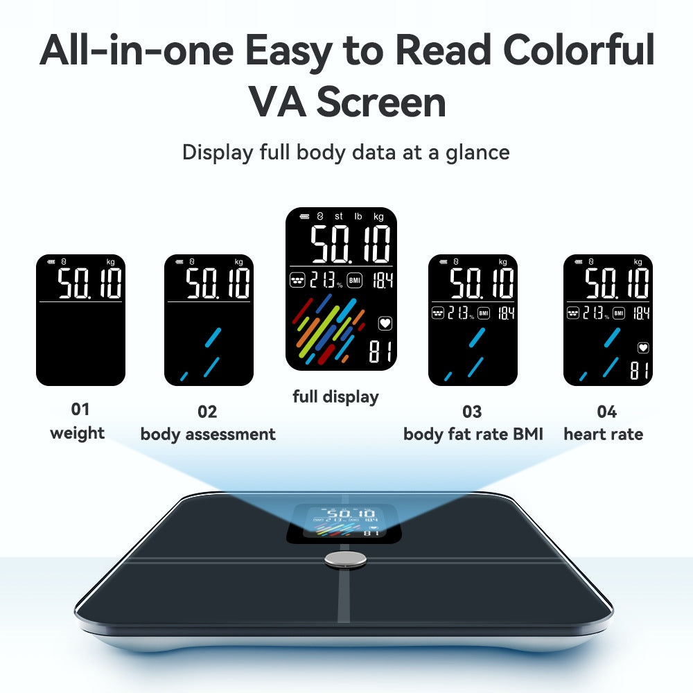 SMART Bathroom Analytical Sports Scale 16 Parameters LCD ANDROID iOS Manufacturer code 265444425693