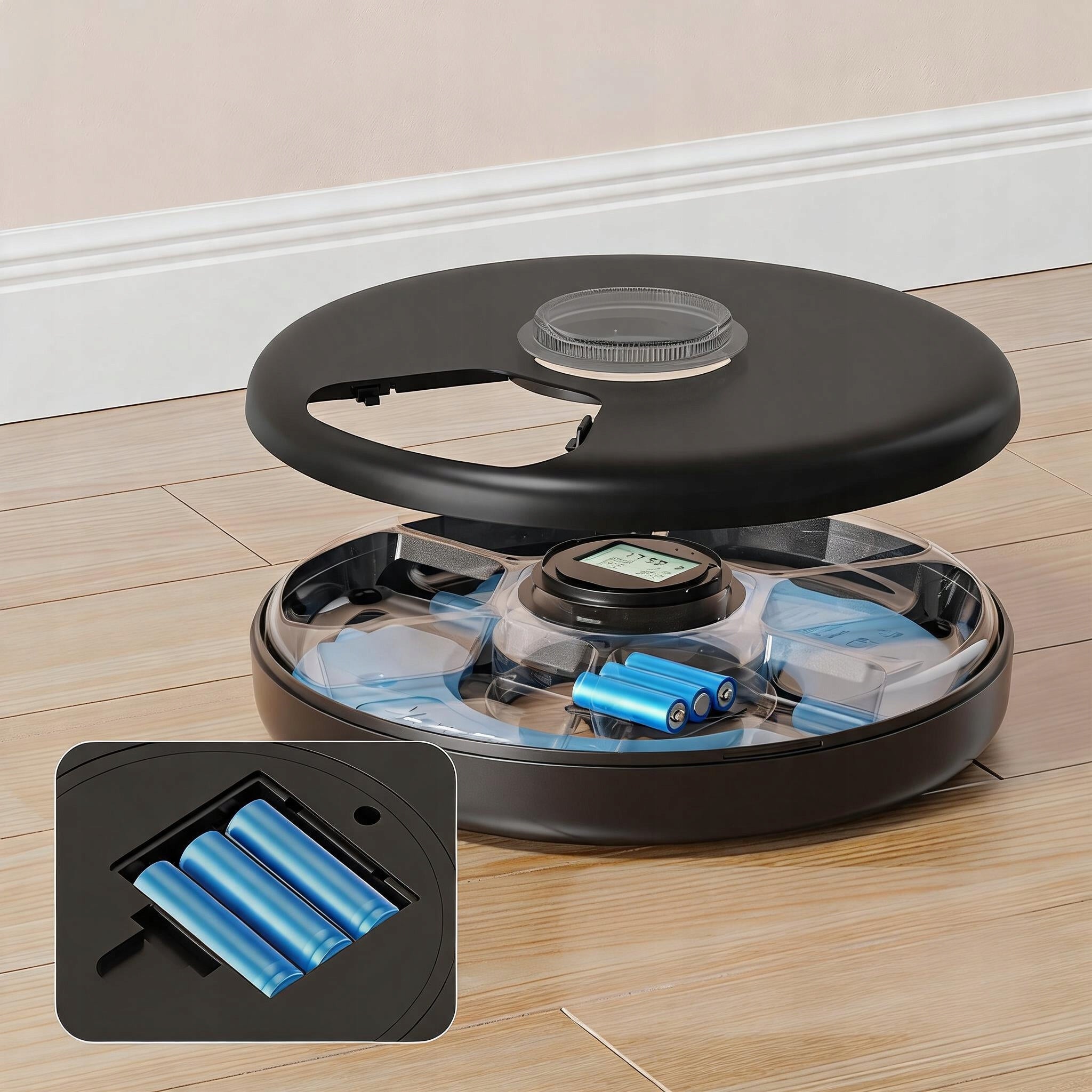 SMART CAT DOG FOOD DISPENSER WITH COOLING FUNCTION Color white