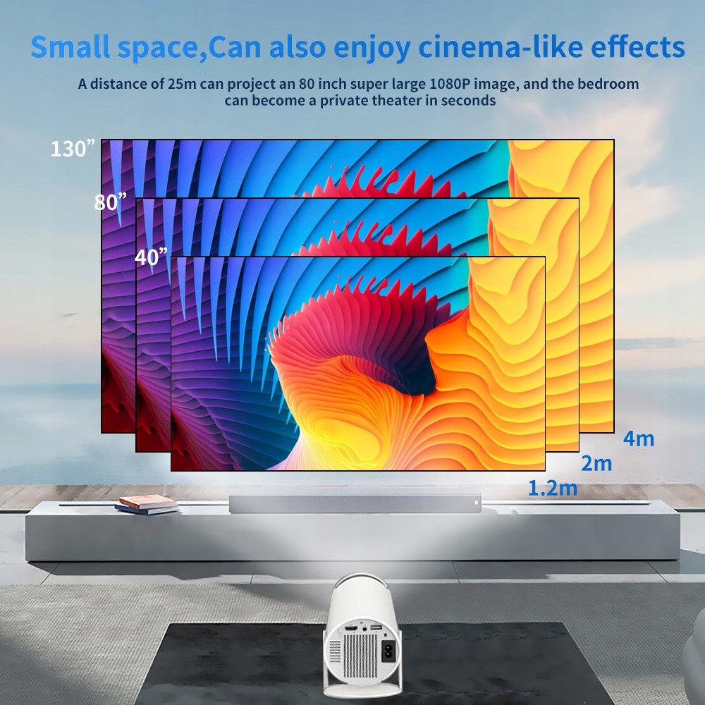 SMART F300 WiFi Android LED Full HD HDMI USB PROJECTOR 180° Rotation Brand no brand