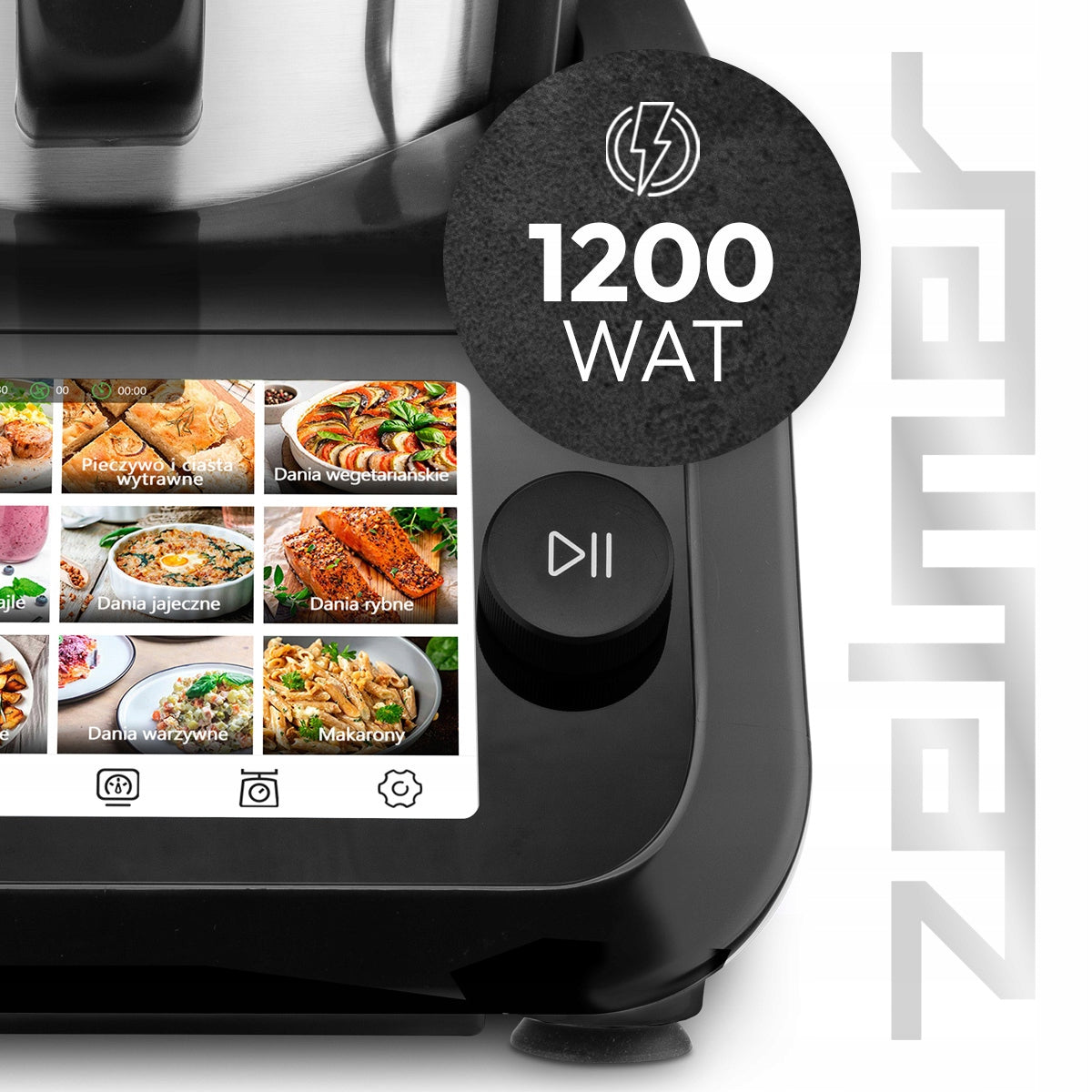 SMART FOOD PROCESSOR ZELMER MULTIFUNCTIONAL MIX WiFi SET 7 INCHES 1200W Manufacturer code ZTR2000