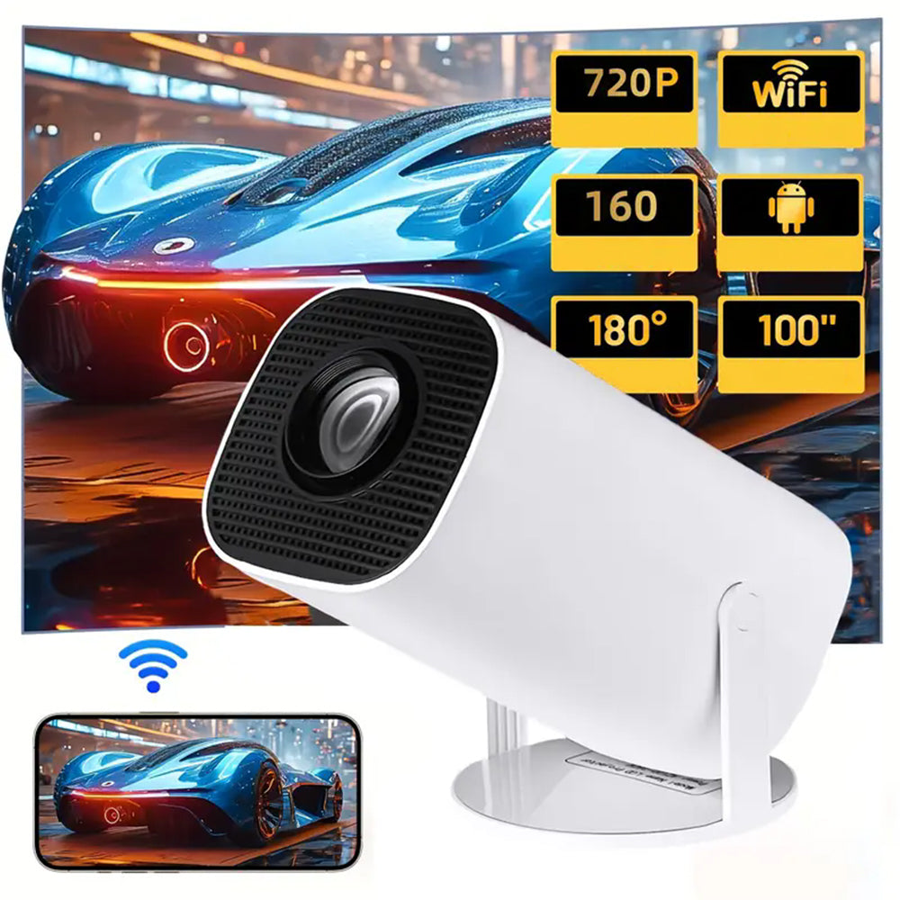 SMART MINI PROJECTOR 200 ANSI 720P ANDROID 12 WIFI 5G Brand Kiano