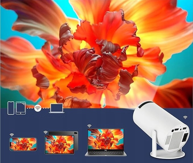 SMART PROJECTOR HY300 PRO ANDROID 11 WIFI BLUETOOTH 5.0 WHITE Brand no brand