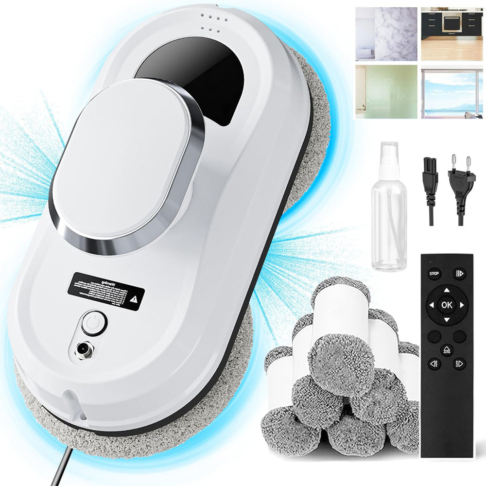 SMART ROBOT FOR WASHING MIRROR WINDOWS AUTOMATIC WASHER DOUBLE SUCTION CUP Brand no brand