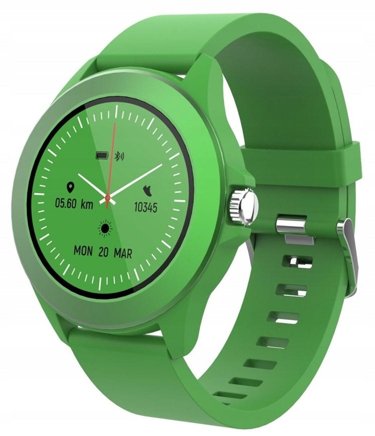 SMART WATCH with activity measurement Green