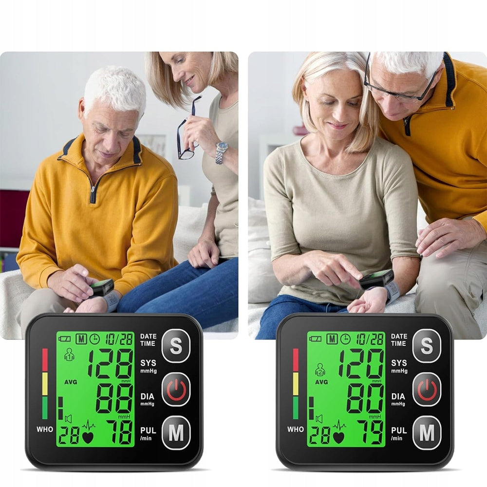 SMART WRIST BLOOD PRESSURE MONITOR WITH CASE ARRHYTHMIA LCD WRIST MEMORY Medical device no