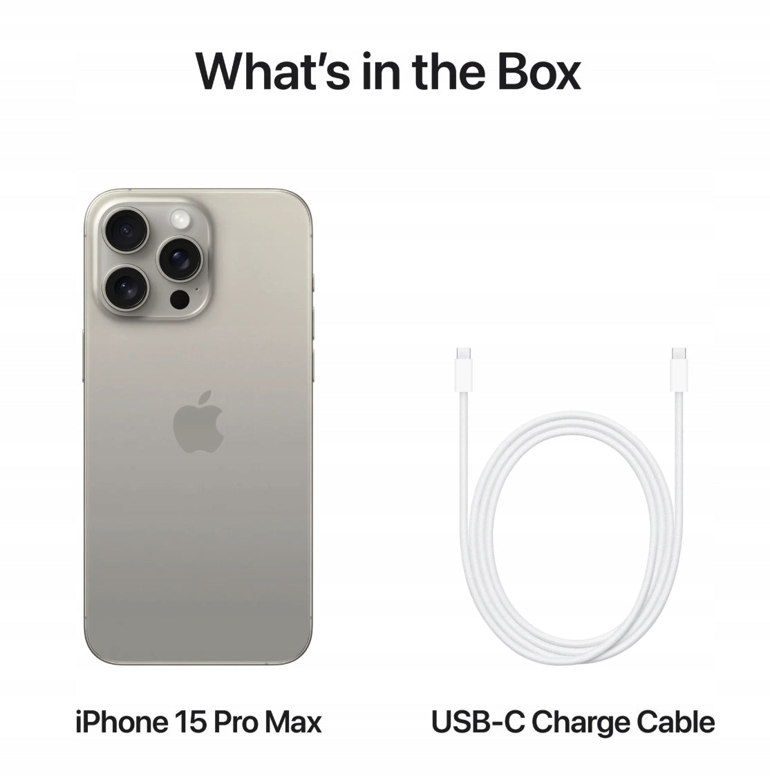 # SMARTPHONE APPLE IPHONE 15 PRO MAX 1TB NATURAL TITANIUM UNIQUE # Headphones included no
