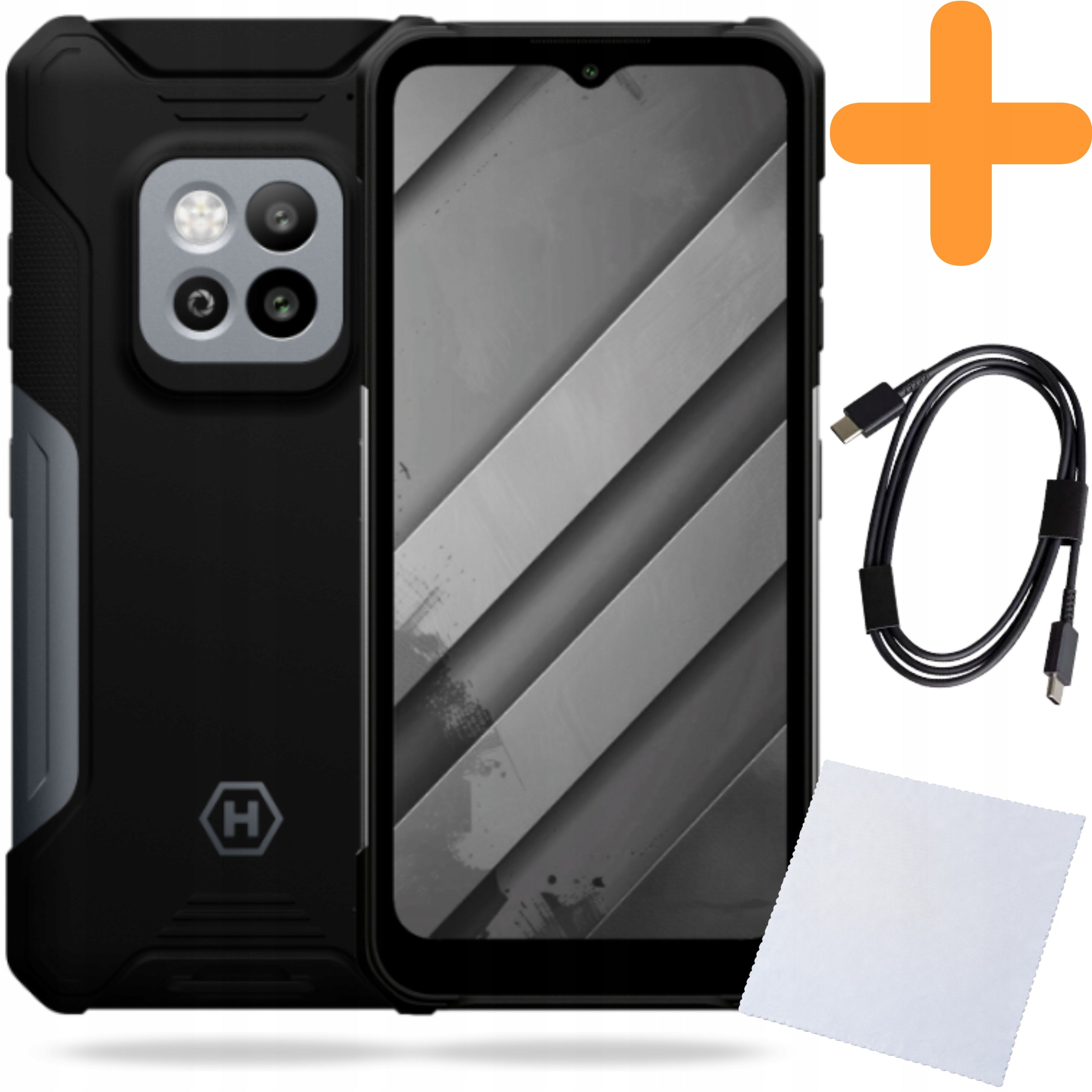 SMARTPHONE HAMMER CONSTRUCTION 2 5G 6/128 GB ARMORED PHONE WATERPROOF Charger included no