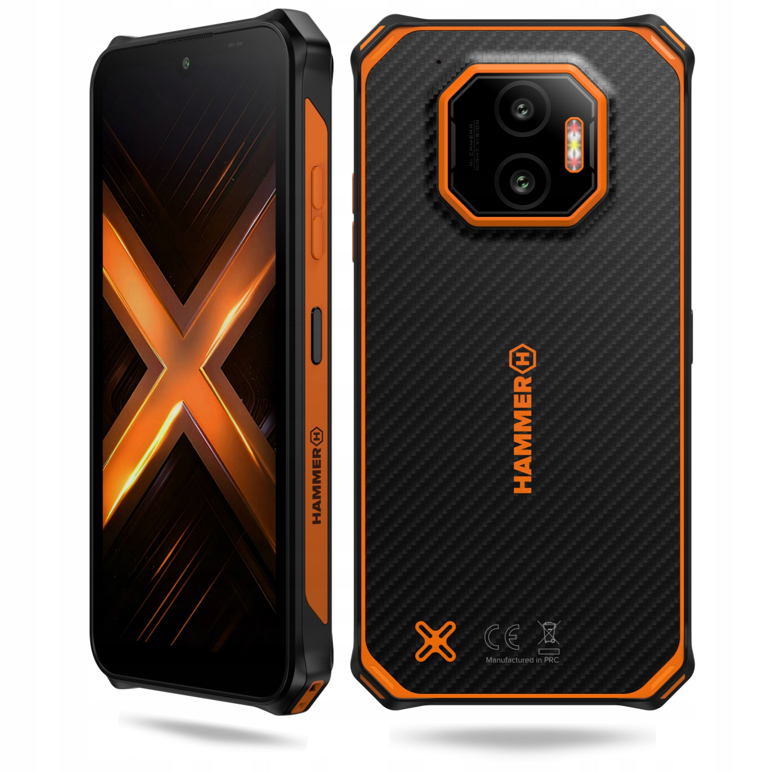 SMARTPHONE HAMMER ENERGY X2 4G LTE 6/128 GB ARMORED PHONE WATERPROOF IP69 Manufacturer code TEL001059