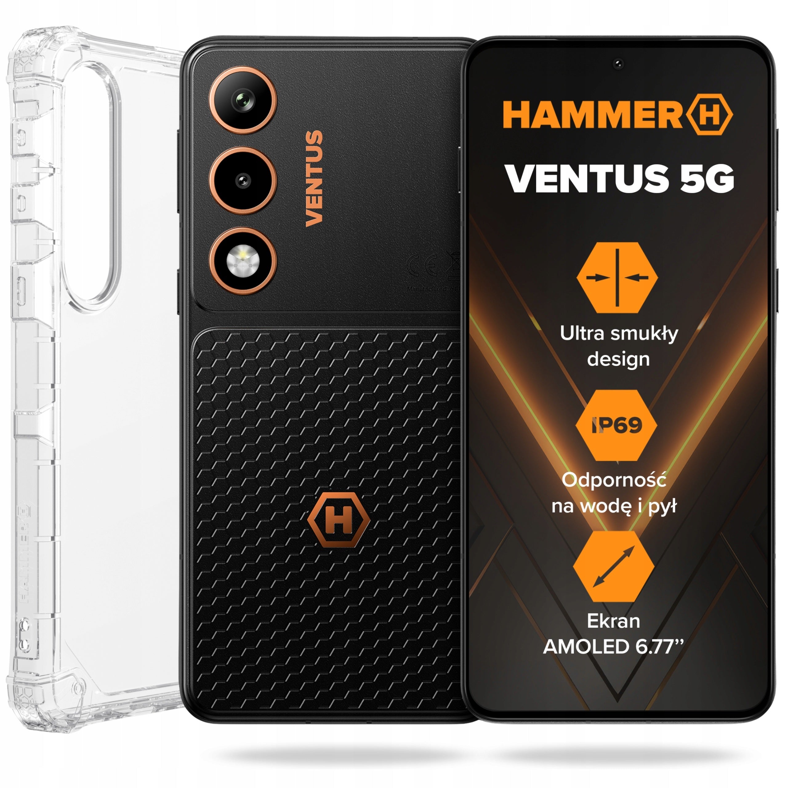 SMARTPHONE HAMMER VENTUS 5G 8/256GB ARMORED PHONE WATERPROOF ANDROID NFC