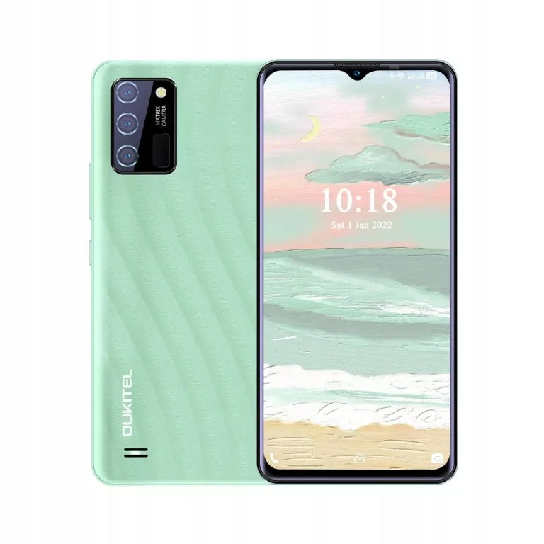 SMARTPHONE OUKITEL C25 4/64 GB, 4G (LTE), DUAL SIM, MINT GREEN | NEW!