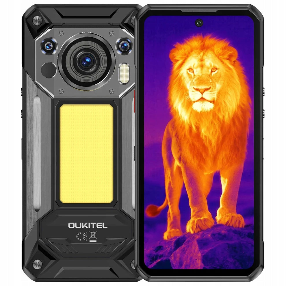 SMARTPHONE OUKITEL WP500 ULTRA 5G 12GB/1TB THERMAL IMAGING NOCTO CHARGER Charger included no