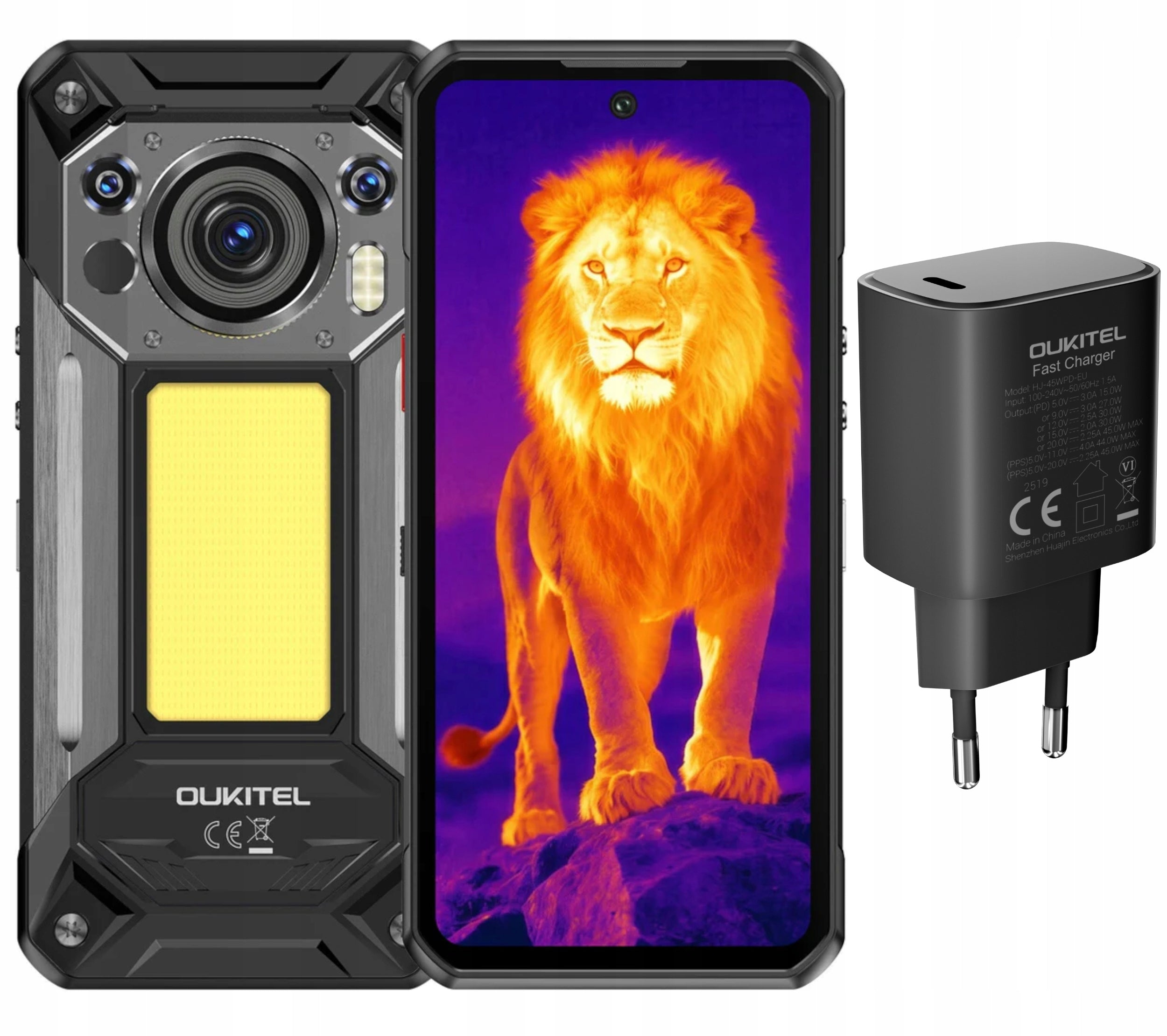 SMARTPHONE OUKITEL WP500 ULTRA 5G 12GB/1TB THERMAL IMAGING NOCTO CHARGER