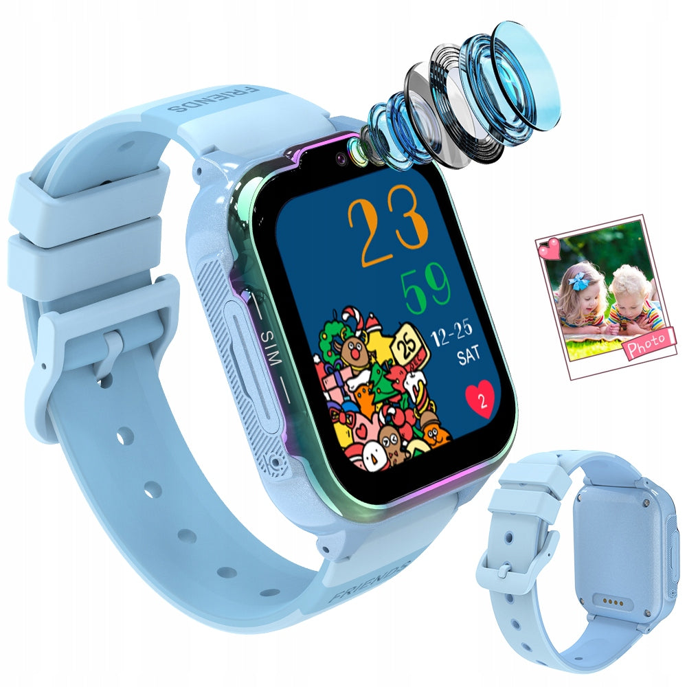 SMARTWATCH 4G FOR CHILDREN WATCH PHONE MENU PL GPS SAUCE TALKING WITH CAMERA