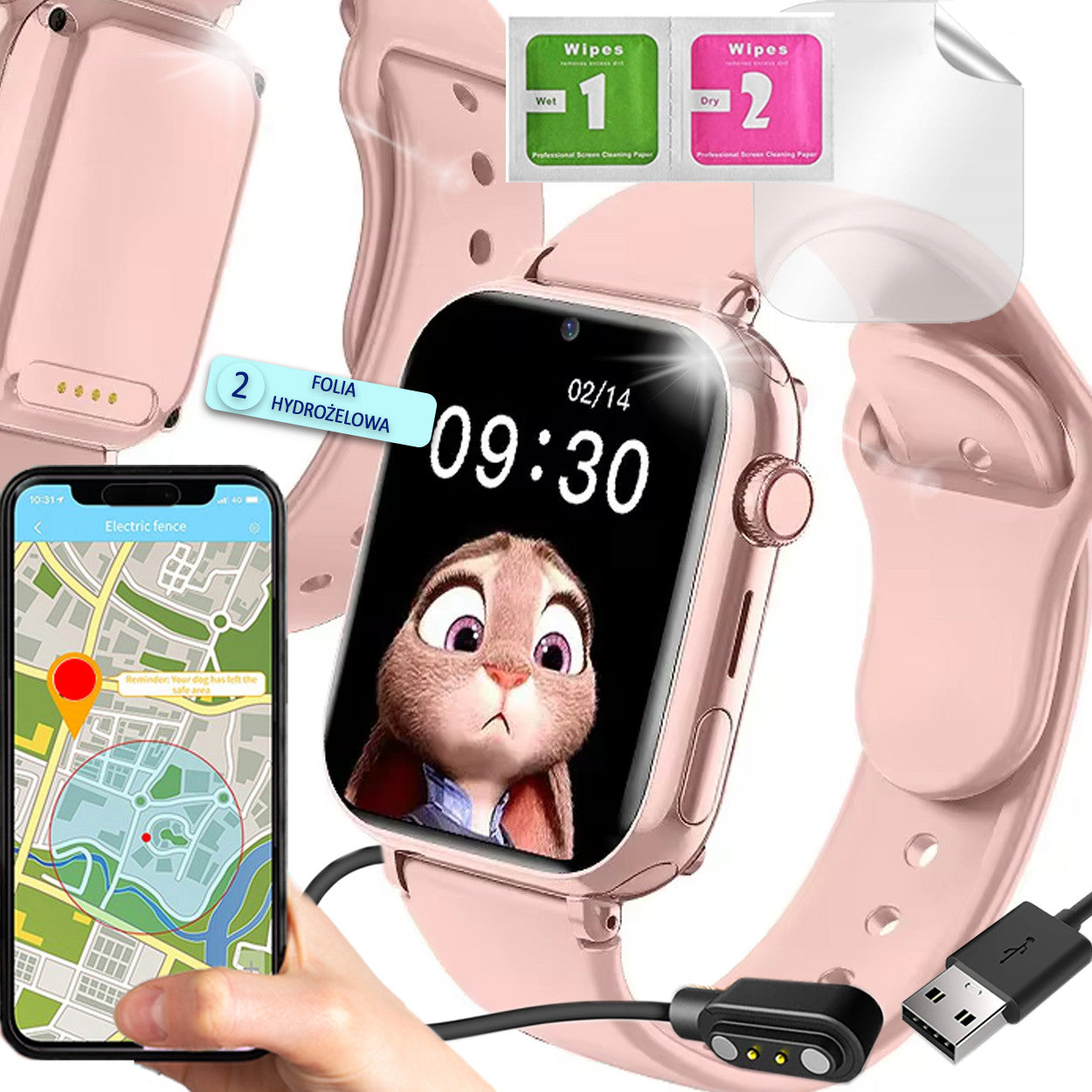 SMARTWATCH 4G SIM PL LOCATOR GPS WIFI LBS VIDEOCALL CALLS