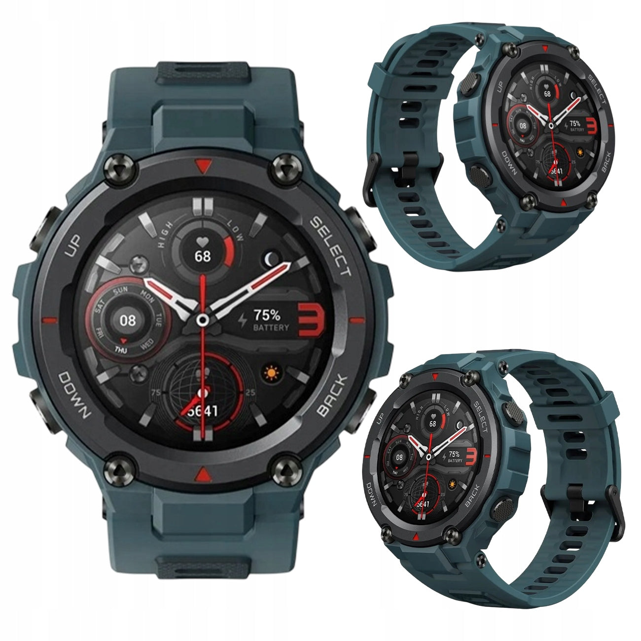 SMARTWATCH AMAZFIT T-REX PRO STEEL BLUE 10ATM BLUETOOTH GPS 390mAh