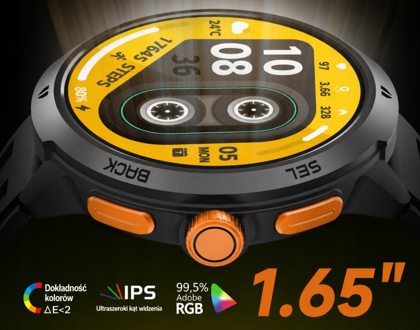 SMARTWATCH BEATBOX MEN'S WATCH WATERPROOF IP68 MENU PL SPORTS CALLS Model other