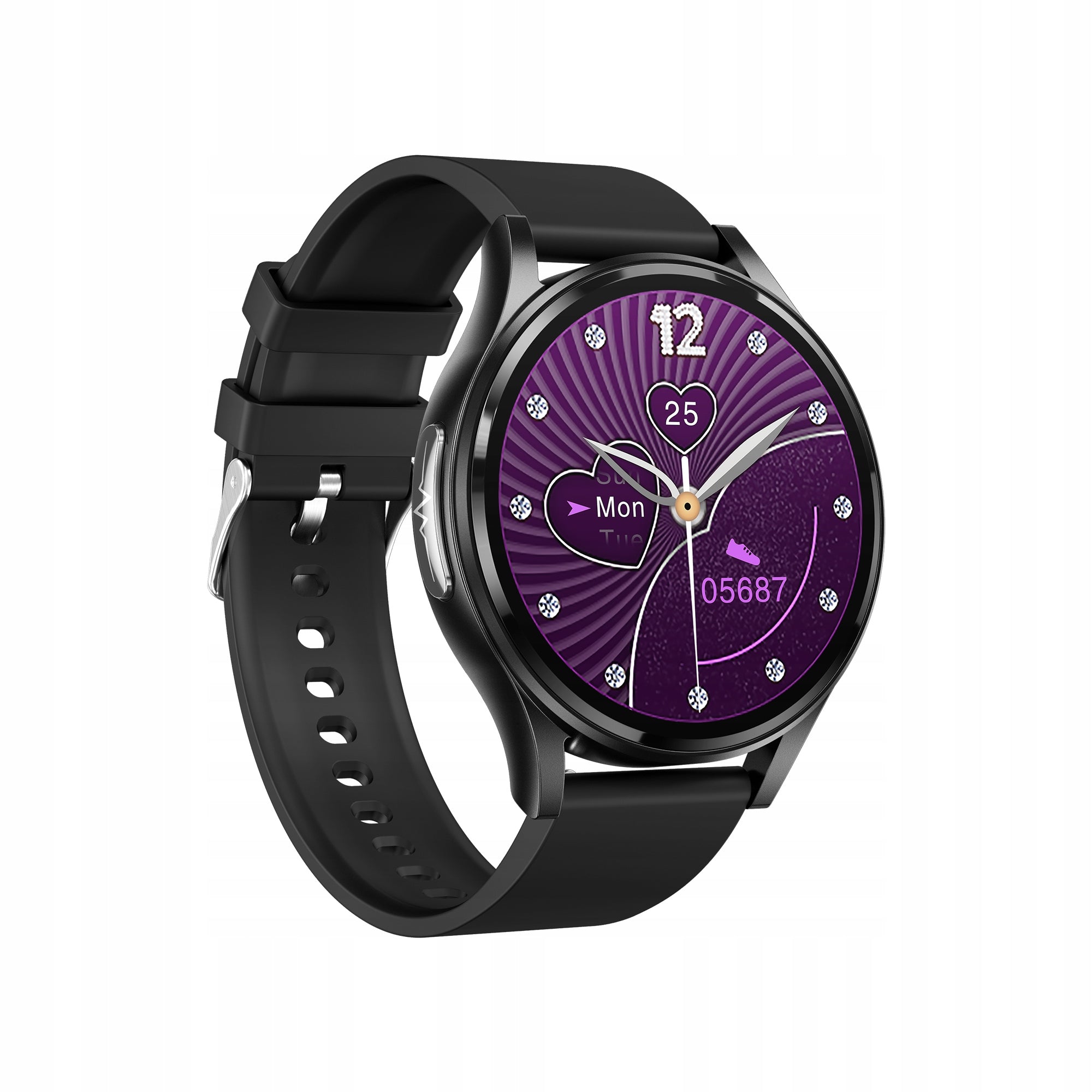 SMARTWATCH BLACK POLISH MENU ECG SPORT AMOLED CONVERSATION 46mm Manufacturer code AG-X20-black