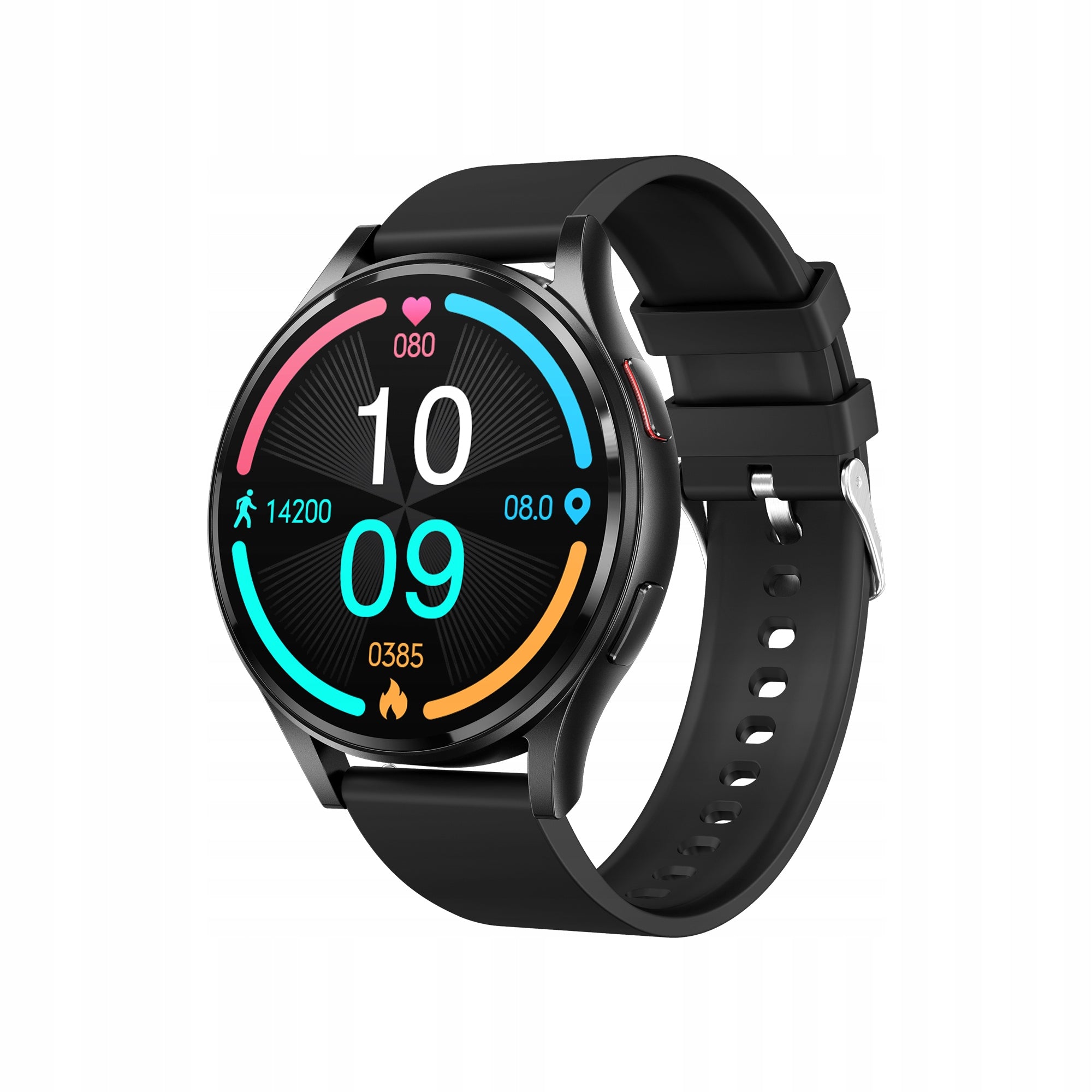 SMARTWATCH BLACK POLISH MENU ECG SPORT AMOLED CONVERSATION 46mm