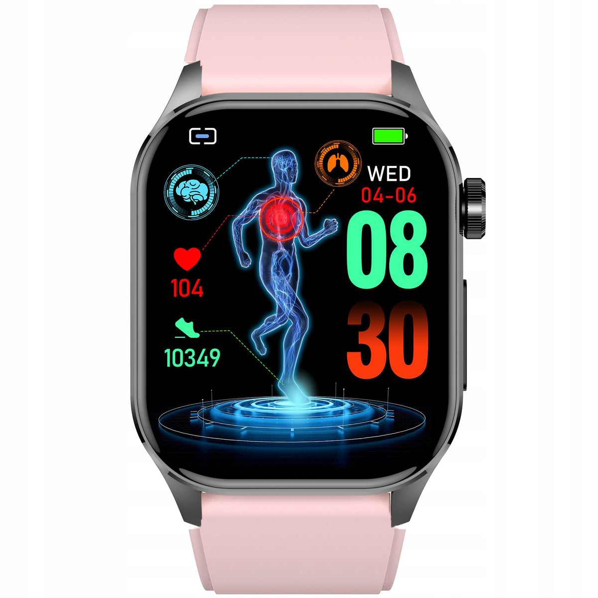 SMARTWATCH CARDIOWATCH EKG PRESSURE GLUCOSE ASSISTANT CALIBRATION PL Packaging status original