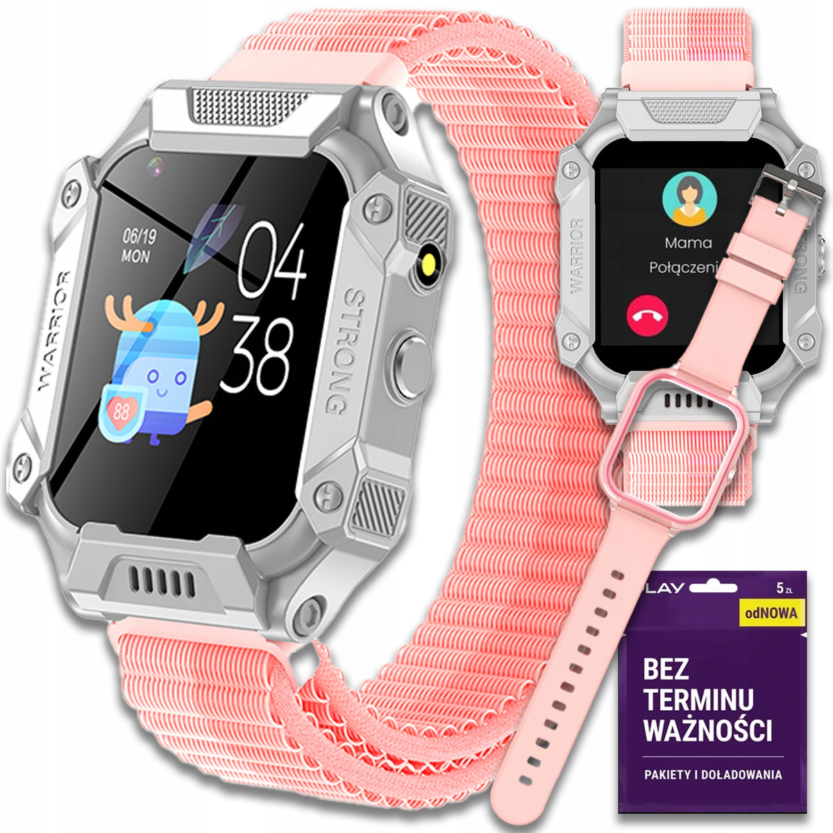 SMARTWATCH CHILDREN'S WATCH 4G TALK SMS WiFi ANDROID GPS POLISH MENU