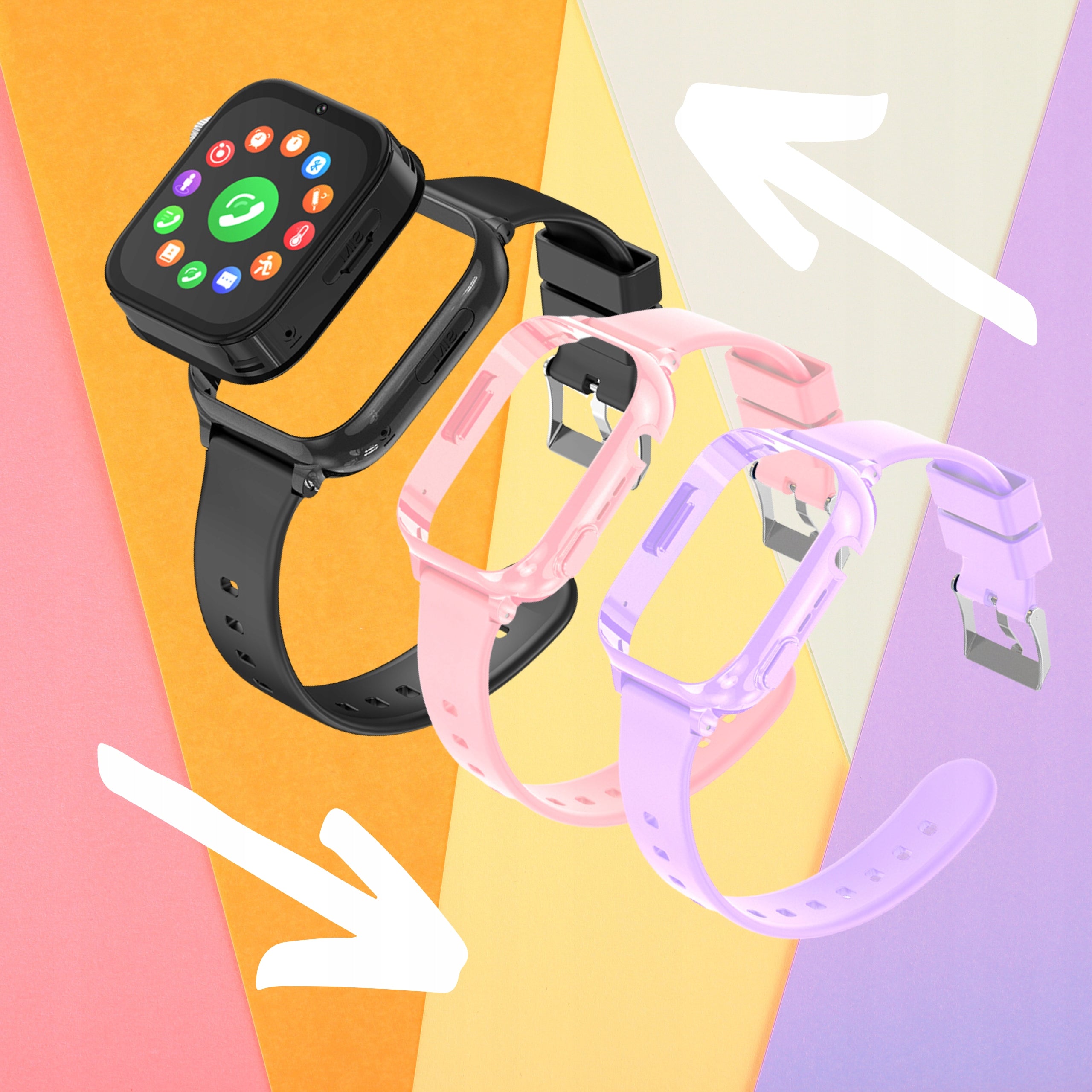 SMARTWATCH CHILDREN'S WATCH PHONE 4G SMS CALLS WITH GAMES POLISH MENU Brand WonderWatch