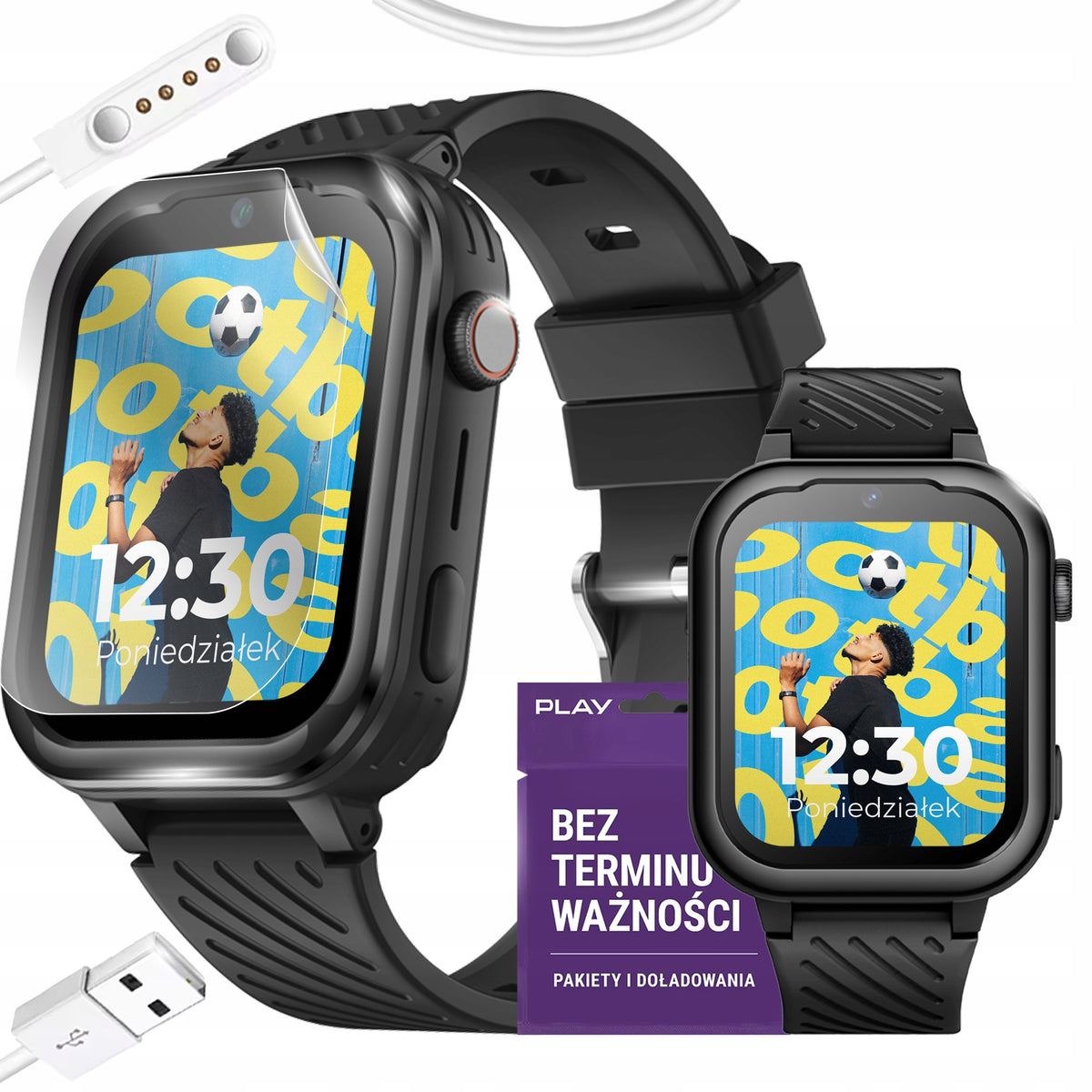 SMARTWATCH CHILDREN'S WATCH PHONE 4G SMS CALLS WITH GAMES POLISH MENU Model other