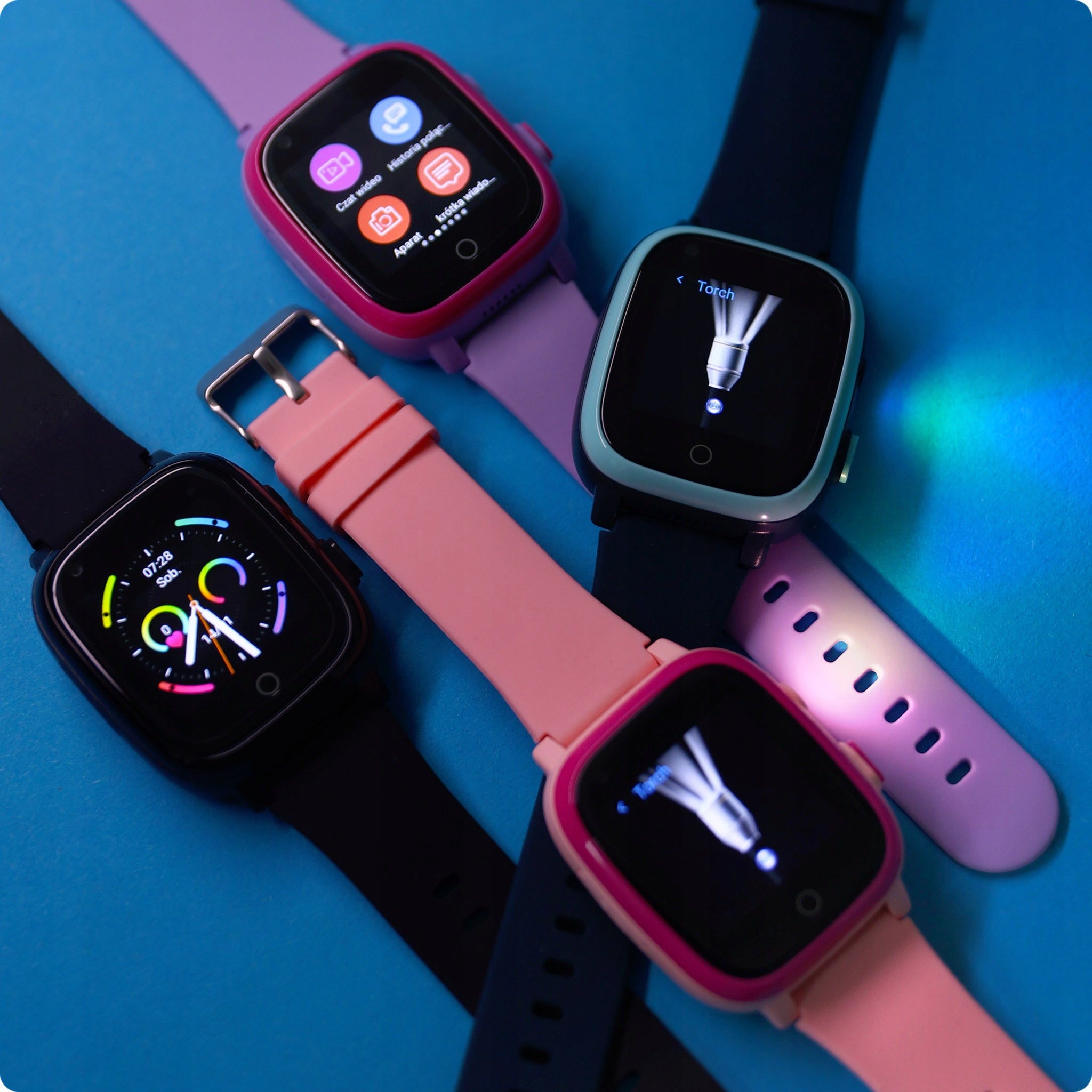 SMARTWATCH CHILDREN'S WATCH PHONE GPS SMS TALK GAMES LEARNING ENGLISH Manufacturer code smart watch dziecięcy jg smart wifi 4G sim