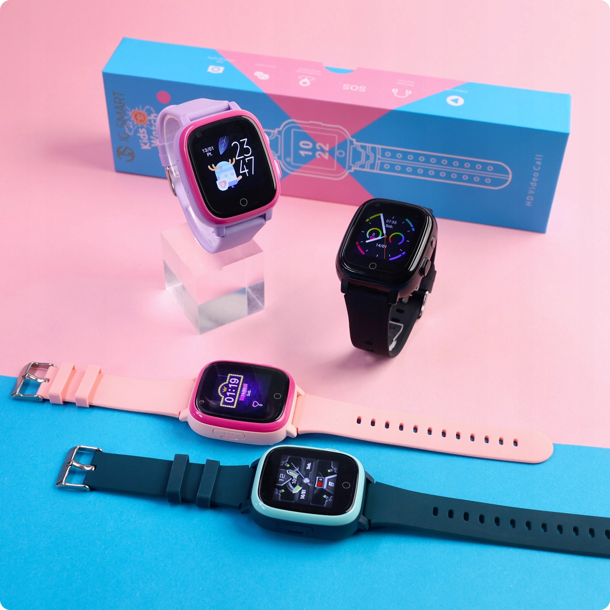 SMARTWATCH CHILDREN'S WATCH PHONE GPS SMS TALK GAMES LEARNING ENGLISH Packaging status original