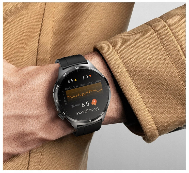 SMARTWATCH ECG WATCH BLOOD PRESSURE MONITOR GLUCOSE CALIBRATION AMOLED MENU Polish Manufacturer code FDBY0818